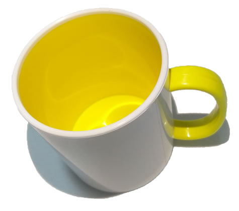 Caneca Linha Colors - Amarelo.