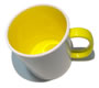 Caneca Linha Colors - Amarelo.