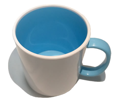 Caneca Linha Colors - Azul Claro.